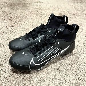 Men's Nike Vapor Edge Pro 360 2 Football Cleats Black Iron DA5456-010 Size 10.5